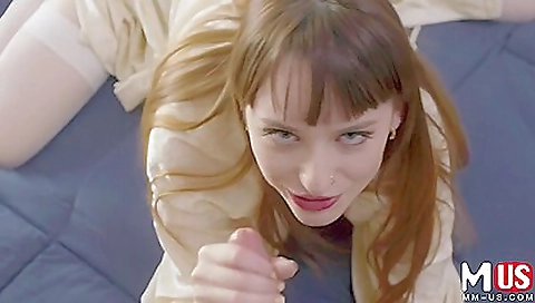 Hot blonde fucked and cum-pr millered