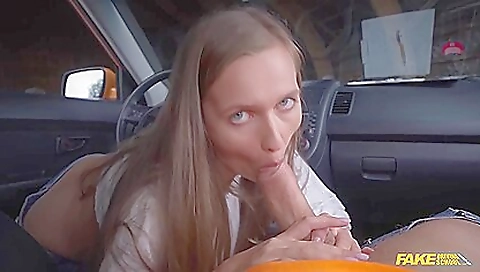 Big tit slut gets creampie