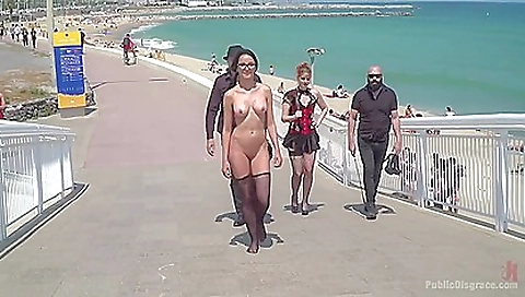 Mas breakfast with a sexy brunette