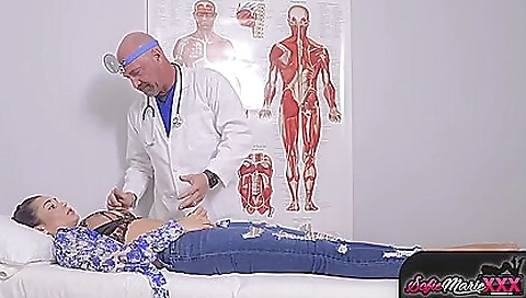 Hairy black chick with toys