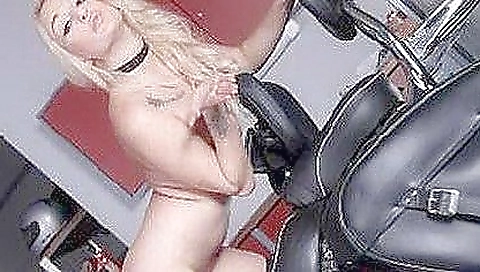 Sexy blonde in a sexy lingerie and jace