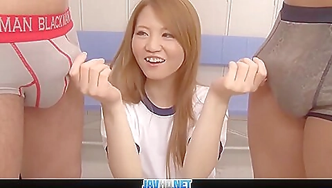 Milo asian model gets her ass griped